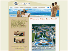 Tablet Screenshot of calderabeach.com